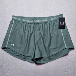 Under Armour Tech Play Up Shorts Women's XL Blue 3" Insane Athletic Running